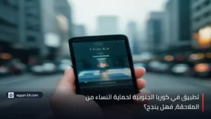 استخدام الهاتف الذكي لتطبيق أمني في الشارع